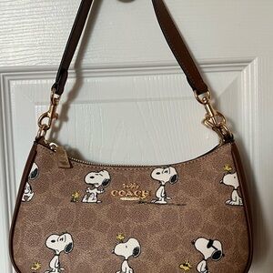Coach Brown Snoopy Print Women's Bag